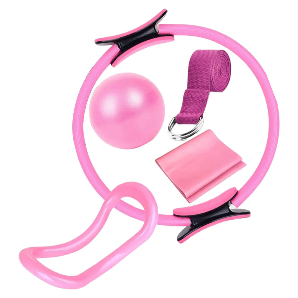 Yoga Circle Balance Ball Pilates Ring Workout Set